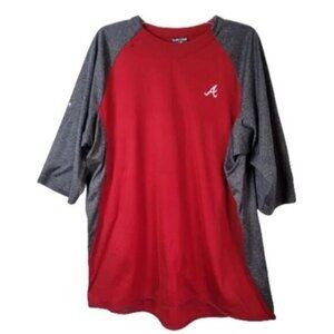 MAJESTIC Atlanta Braves Baseball Shirt Size 2XL